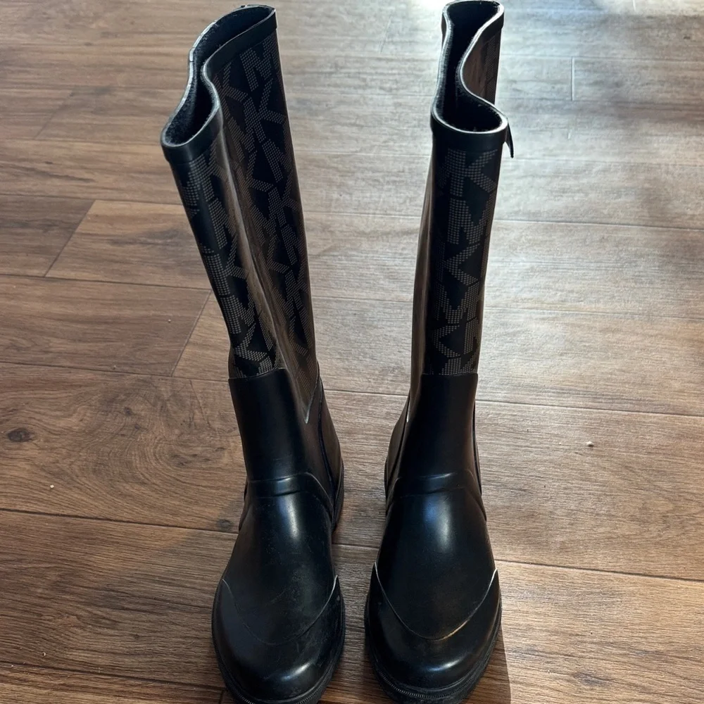 Michael Kors Black Knee-High Boots